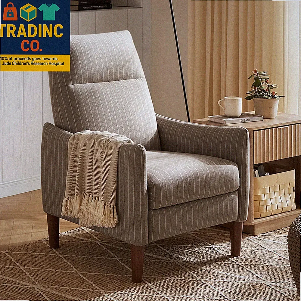 Arthur Recliner Chair with 3 Positions, Accent Armchair, Mid Century Modern Read