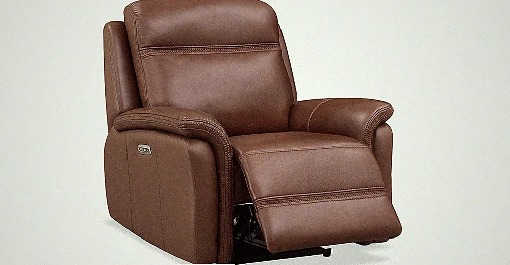 Hydeline Cascade Power Headrest Zero Gravity Top Grain Leather Recliner
