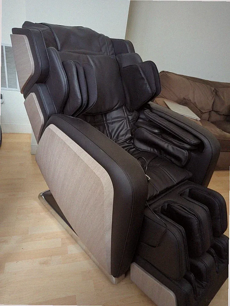 OHCO R6 Luxury L-Track Massage Chair - Zero Gravity, 3D Rollers, Full Body Sens8